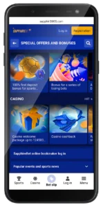 Sapphirebet mobile app