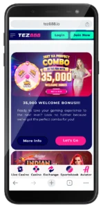 Tez888 mobile app bonuses