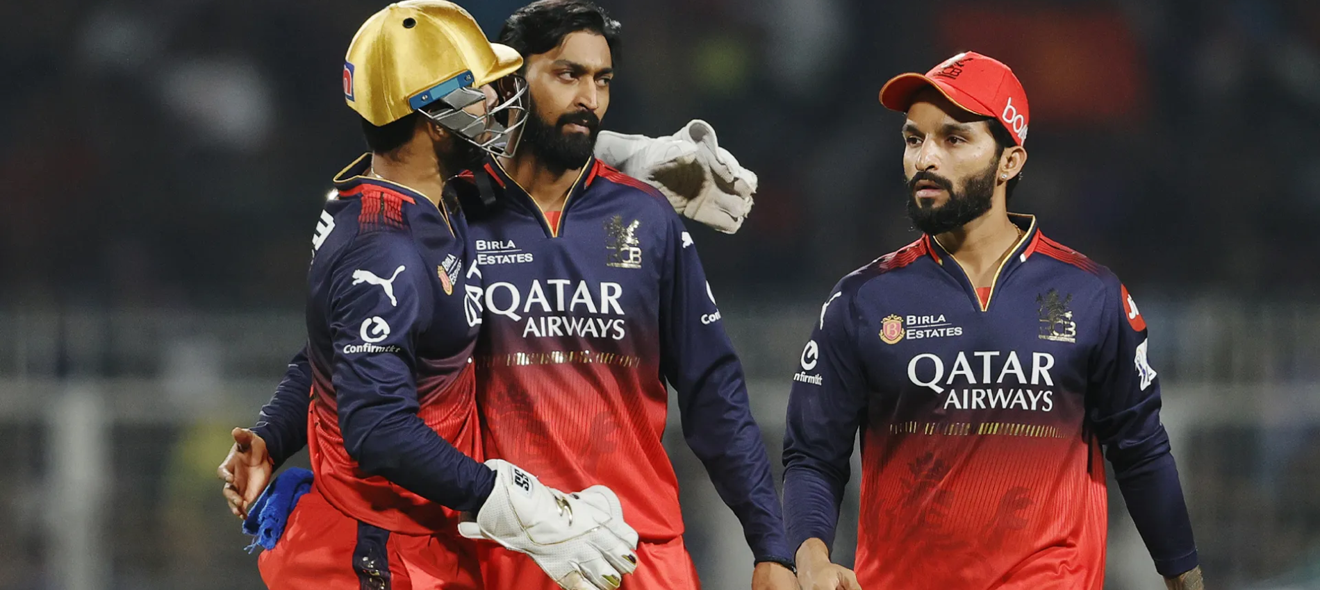 RCB dominate KKR opener